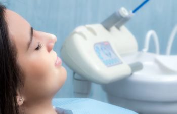Woman in Dentist Chair Under Sedation Torrance CA