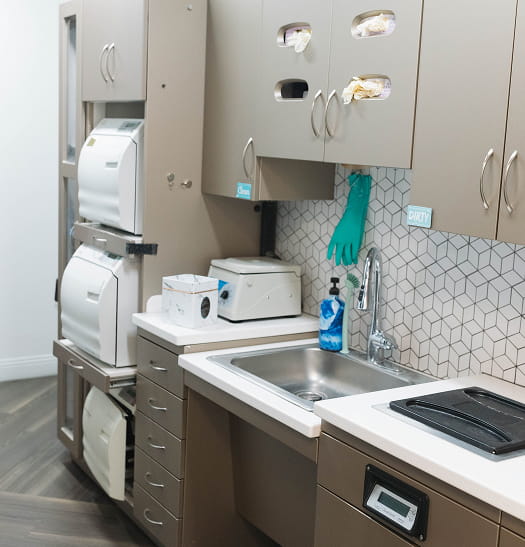 interior of the clinic